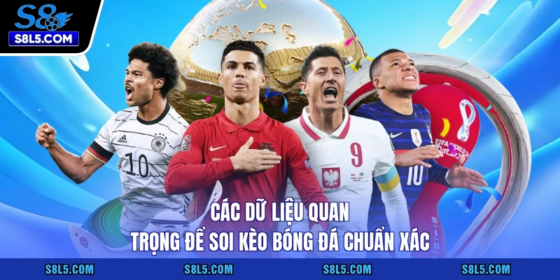 Các dữ liệu quan trọng để soi kèo bóng đá chuẩn xác