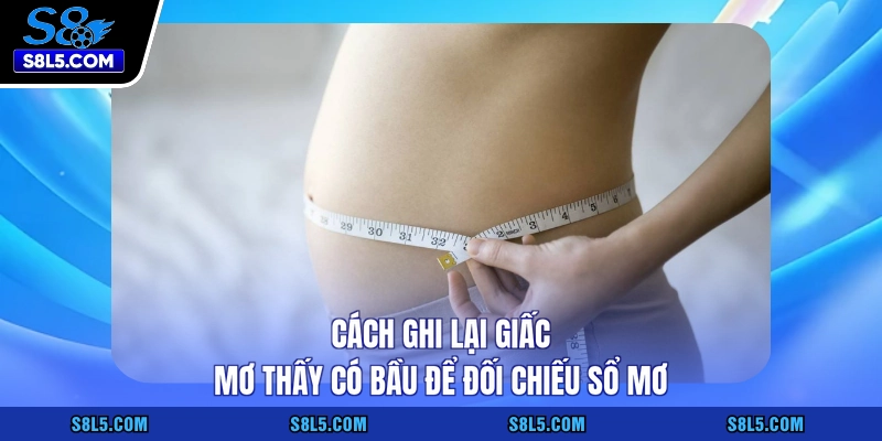 Cách ghi lại giấc mơ thấy có bầu để đối chiếu sổ mơ